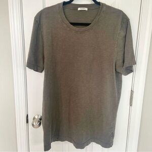 Buck Mason Men’s Short Sleeve Round Neck Olive Green Classic T-Shirt XL